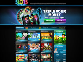 Slots Heaven Online Casino Screenshot