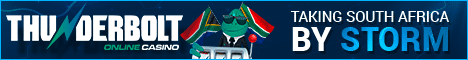Thunderbolt Casino is taking SA by Storm!