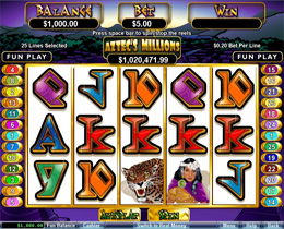 Aztec Millions Slot Screenshot
