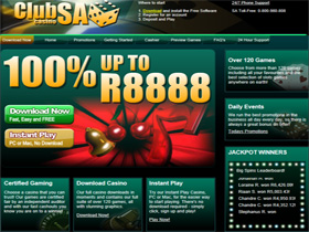 Club SA Casino Screenshot