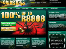 Club SA Casino Screenshot