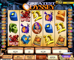 Greatest Odyssey is a Rand Playtech Slot found at Playtech Casinos